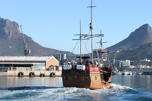 Jolly Roger Pirate Boat Image