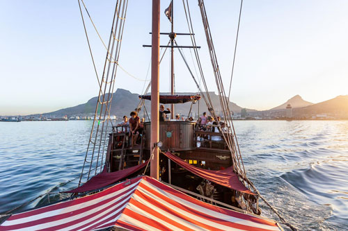 Jolly Roger Pirate Boat Image