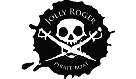 Jolly Roger Pirate Boat logo