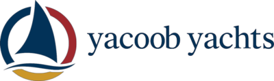 Yacoob Yachts logo with a sailboat icon.